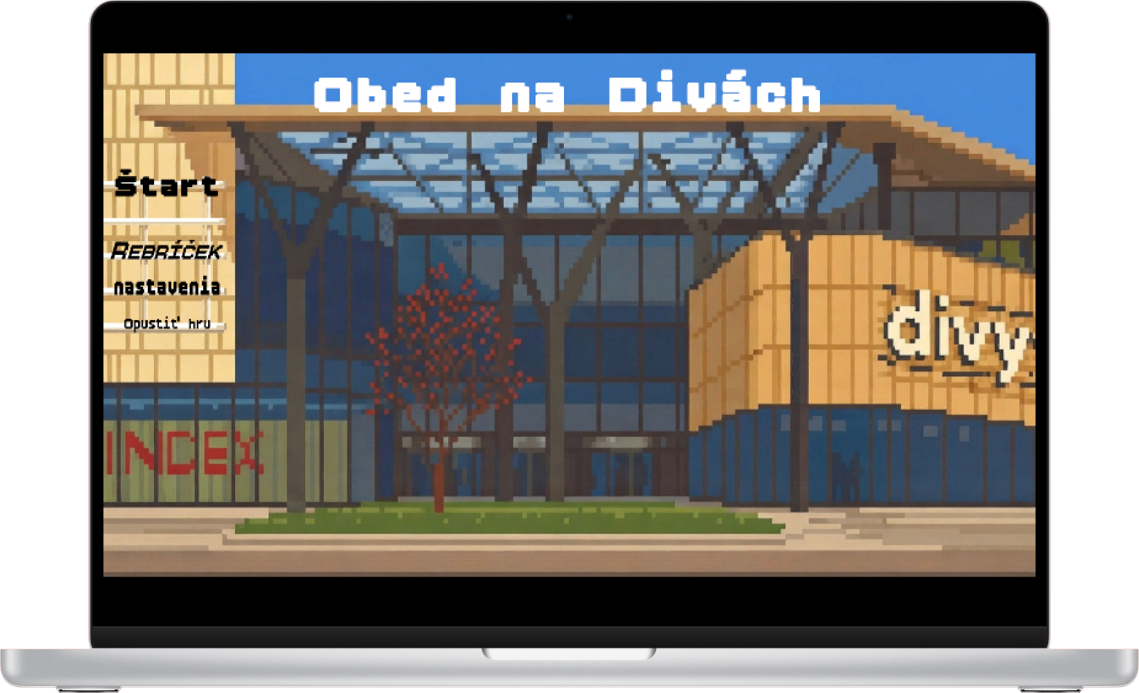 Obed na Divách mockup